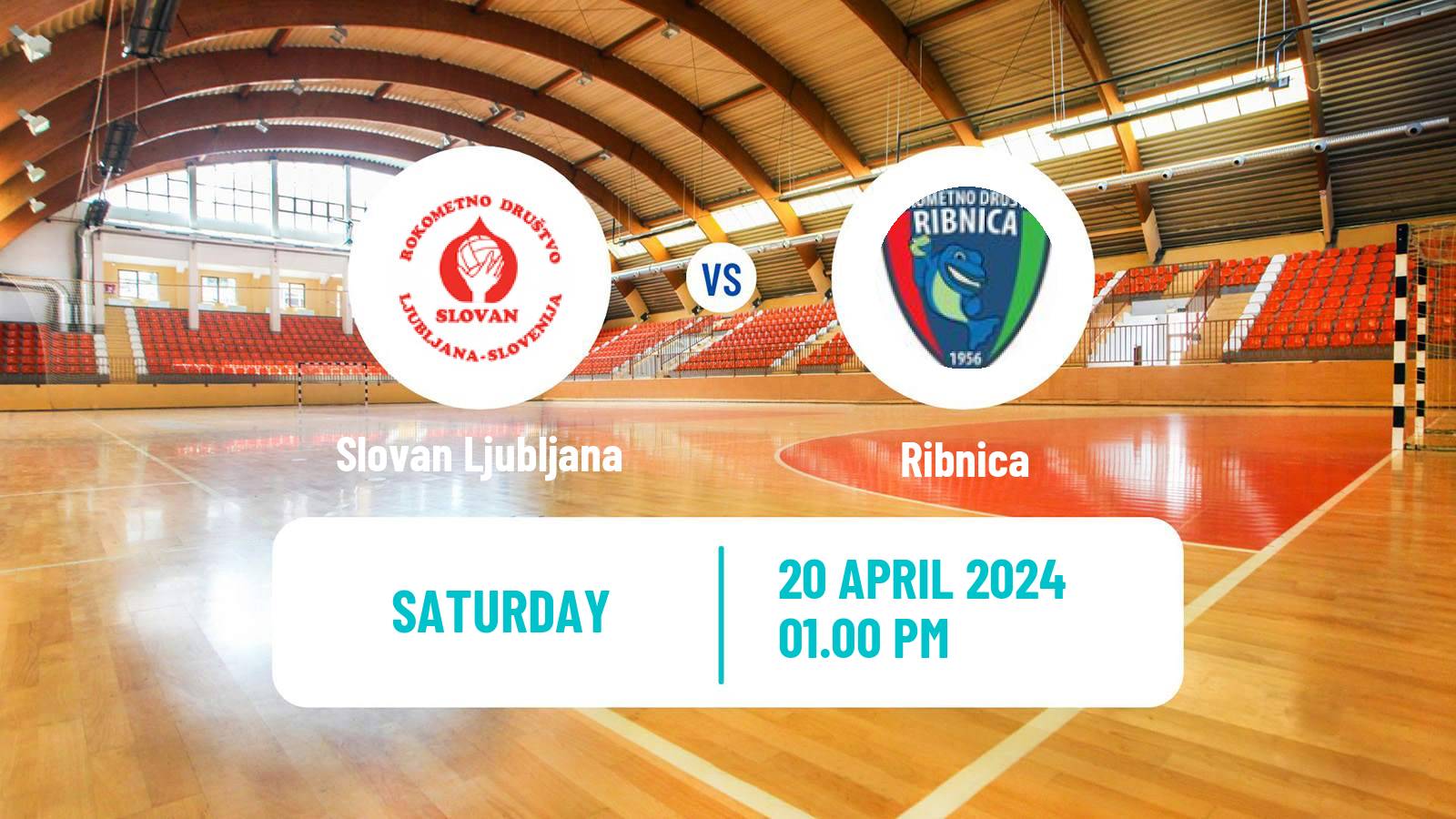 Handball Slovenian 1 NLB Liga Handball Slovan Ljubljana - Ribnica
