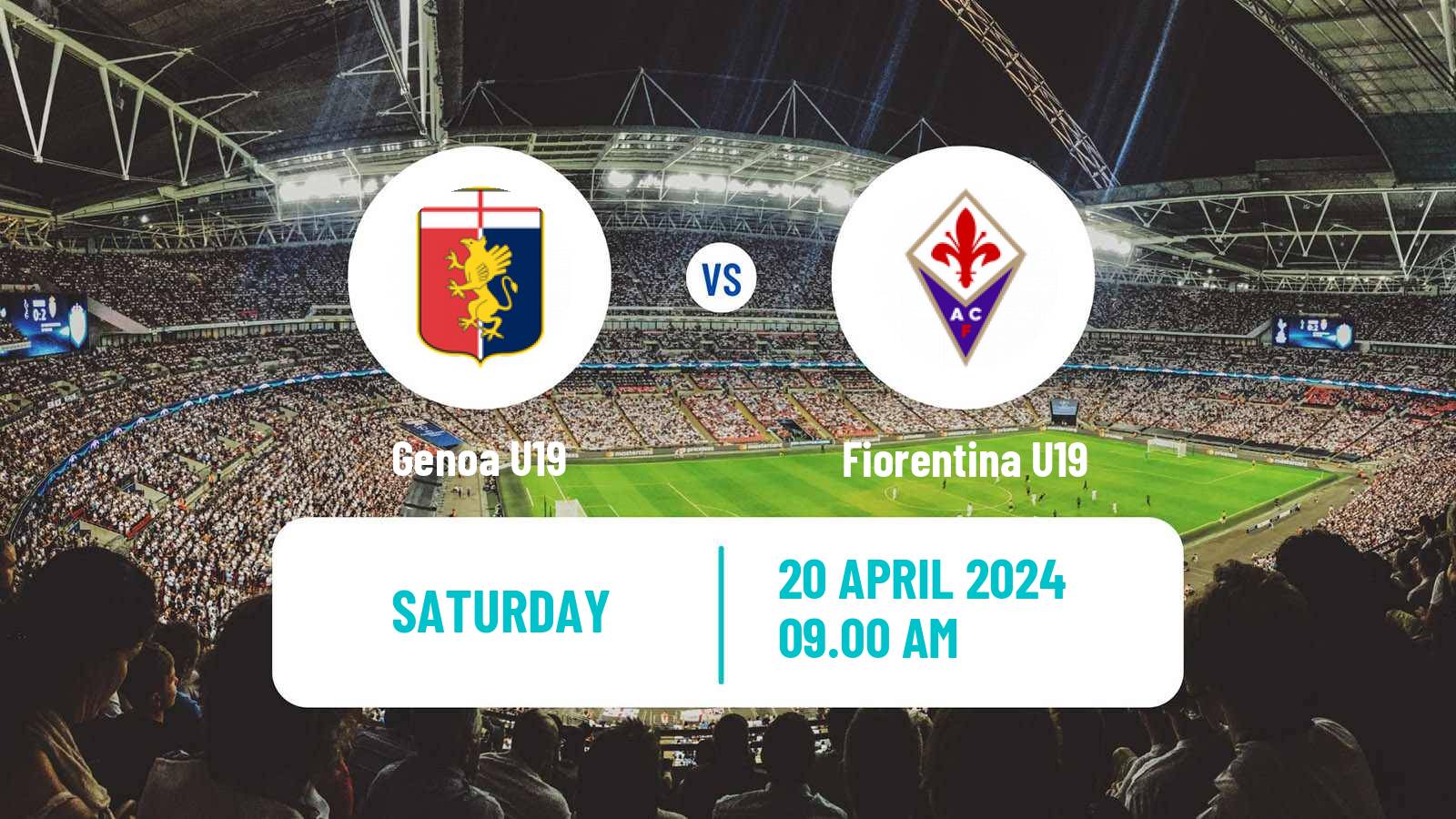 Soccer Italian Primavera 1 Genoa U19 - Fiorentina U19