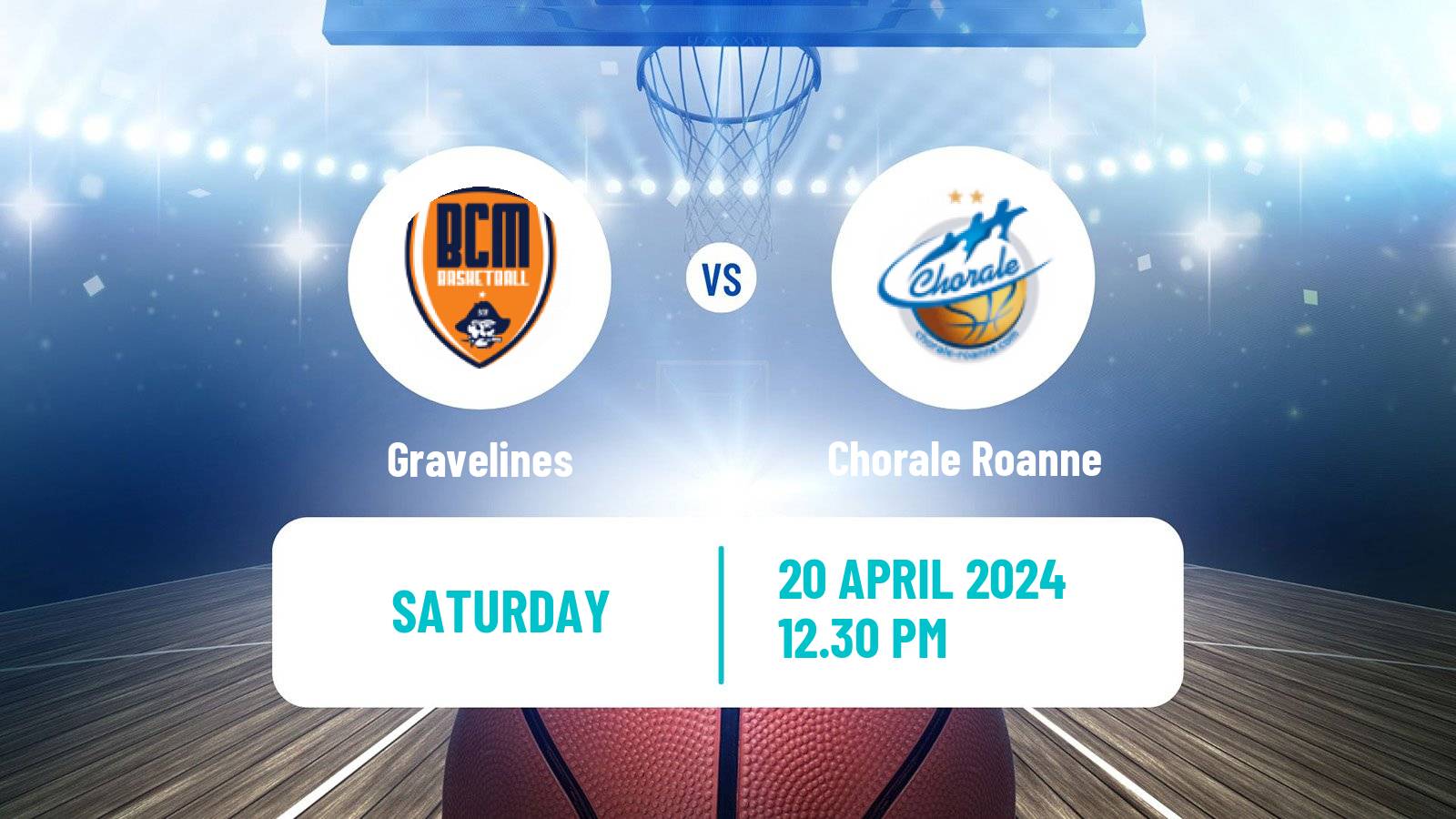 Basketball French LNB Gravelines - Chorale Roanne