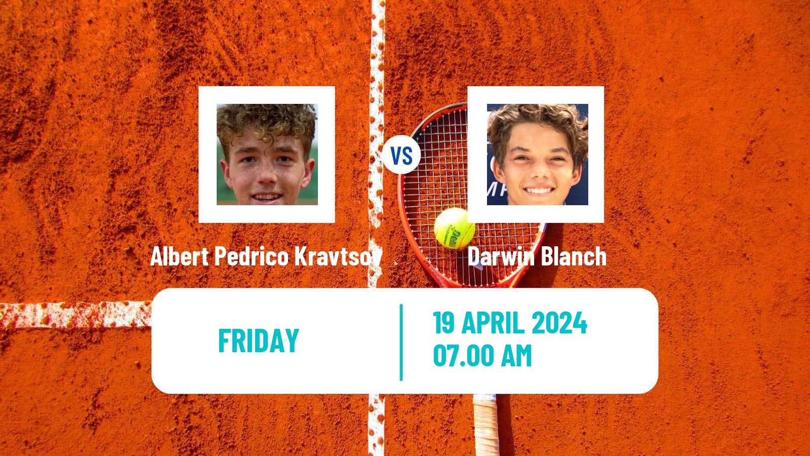 Tennis ITF M15 Telde 2 Men Albert Pedrico Kravtsov - Darwin Blanch