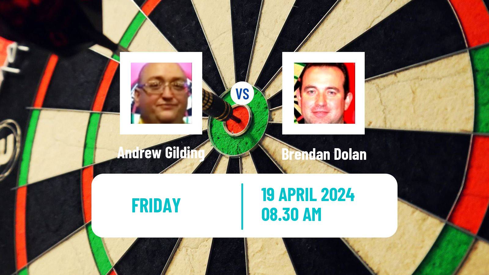 Darts European Tour 4 Andrew Gilding - Brendan Dolan