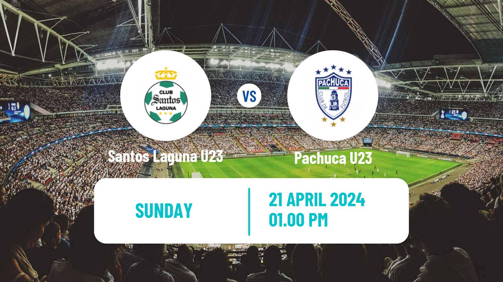 Soccer Mexican Liga MX U23 Santos Laguna U23 - Pachuca U23