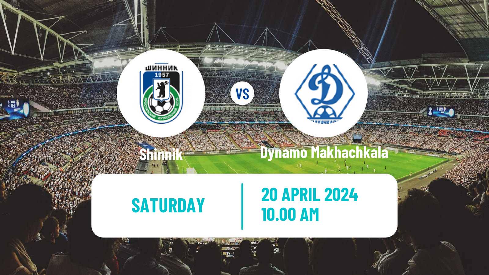 Soccer Russian FNL Shinnik - Dynamo Makhachkala