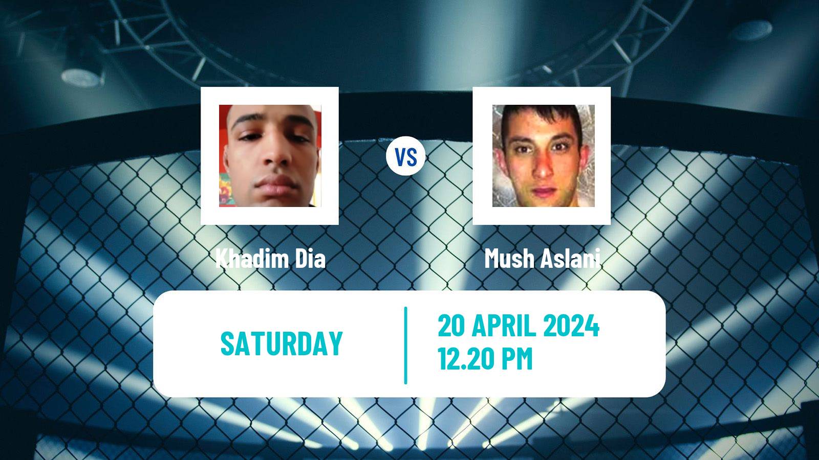 MMA Welterweight Cage Warriors Men Khadim Dia - Mush Aslani