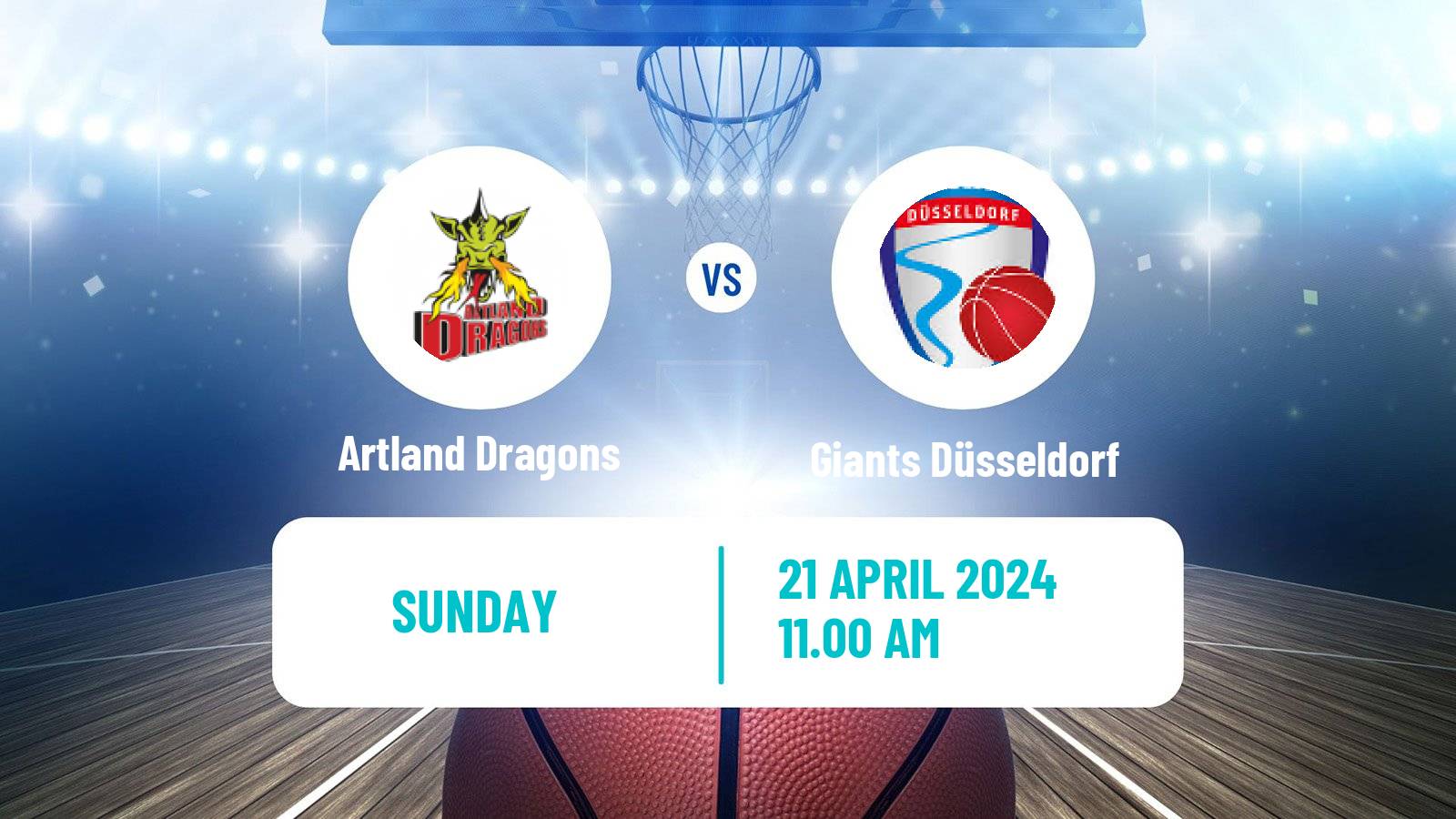 Basketball German Pro A Basketball Artland Dragons - Giants Düsseldorf