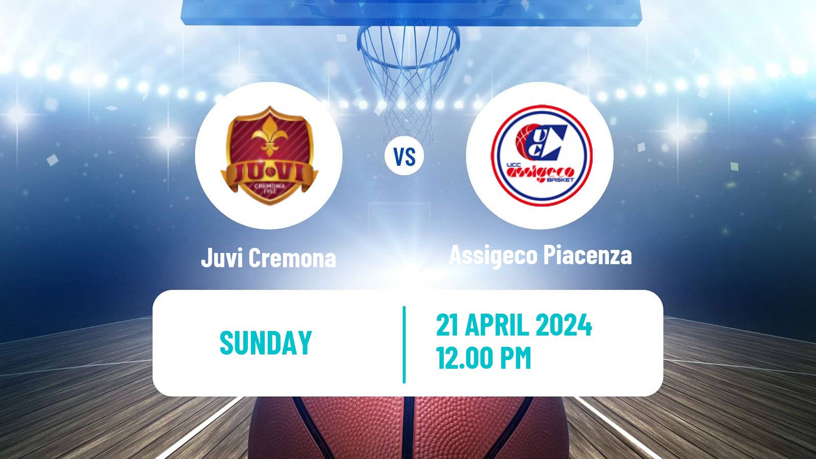 Basketball Italian Serie A2 Basketball Juvi Cremona - Assigeco Piacenza