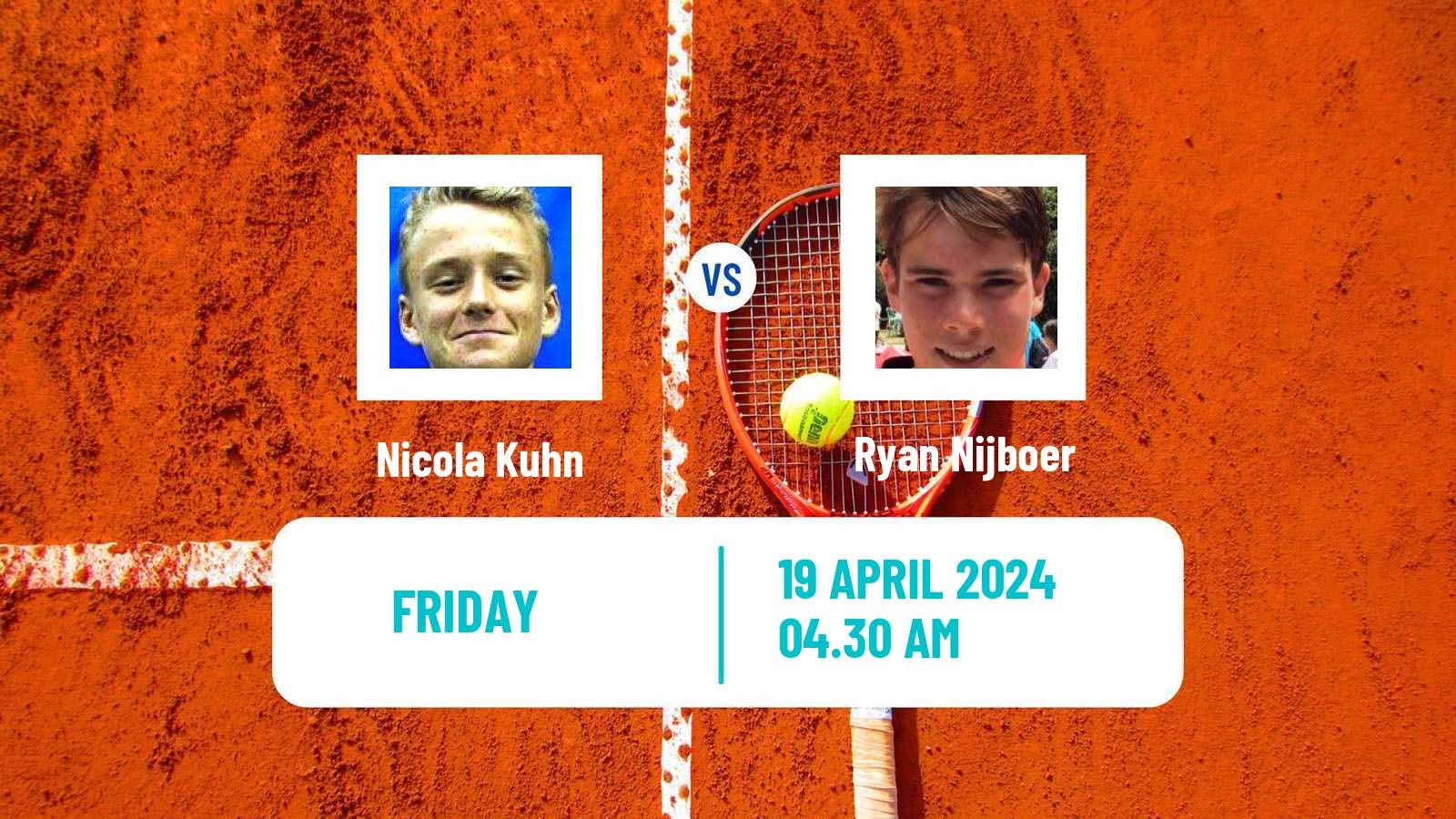 Tennis ITF M25 Hammamet 7 Men Nicola Kuhn - Ryan Nijboer