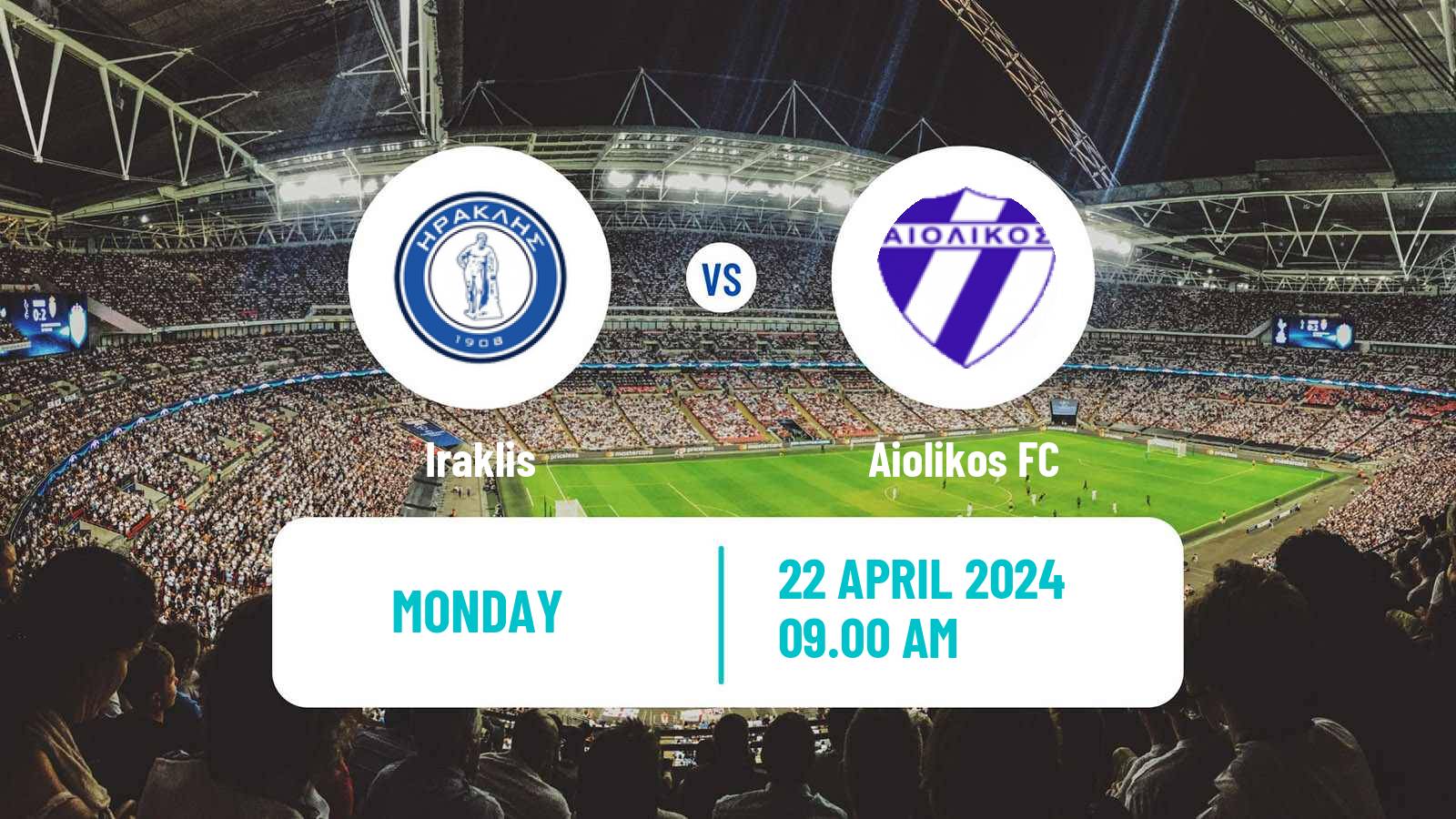 Soccer Greek Super League 2 Iraklis - Aiolikos