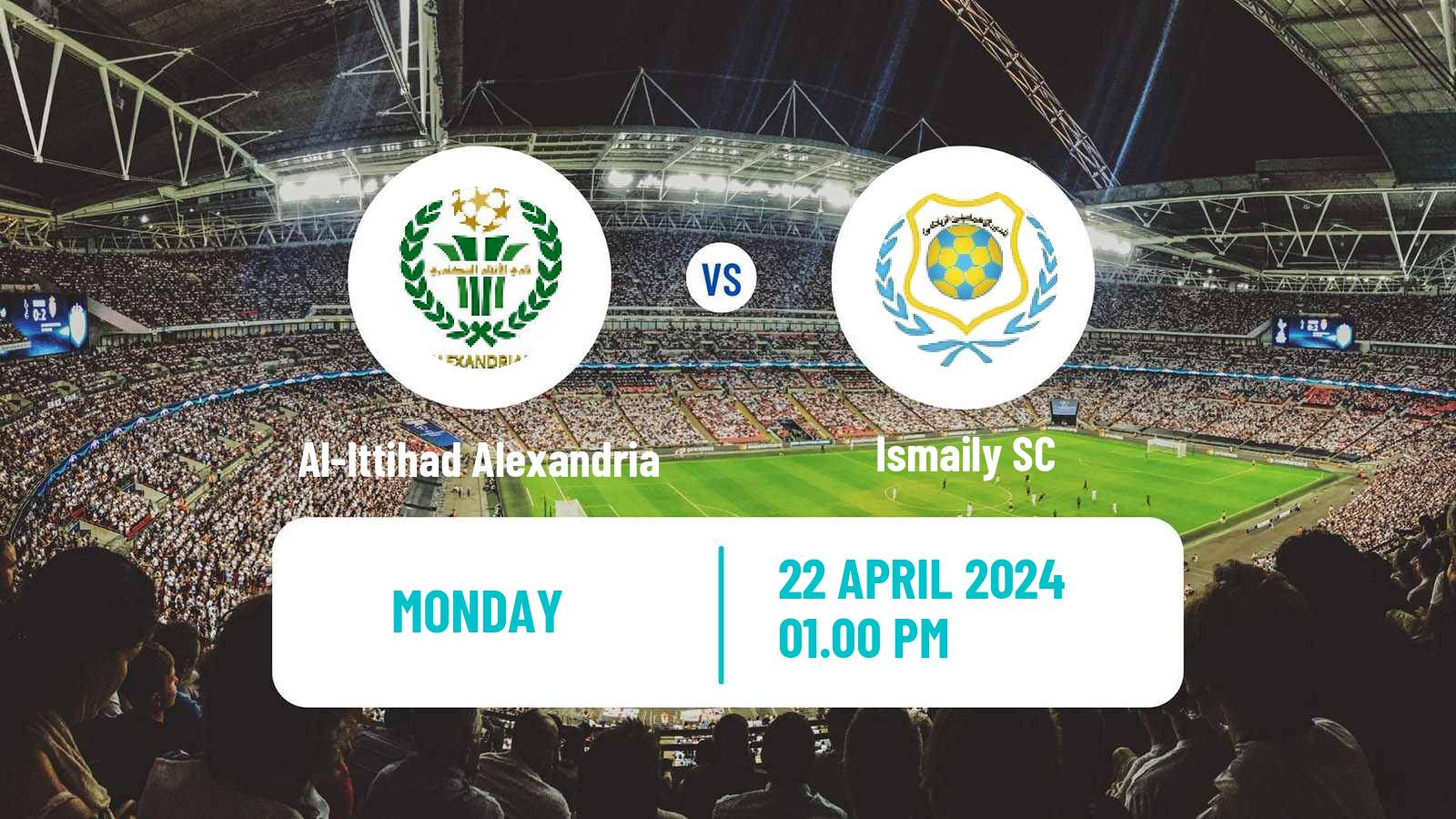 Soccer Egyptian Premier League Al-Ittihad Alexandria - Ismaily