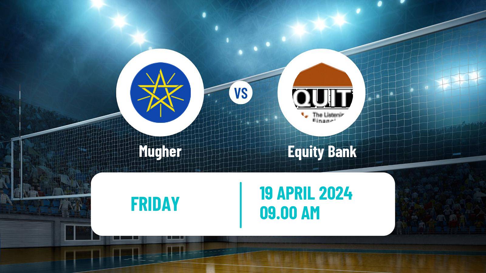 Volleyball African Club Championship Volleyball Mugher - Equity Bank