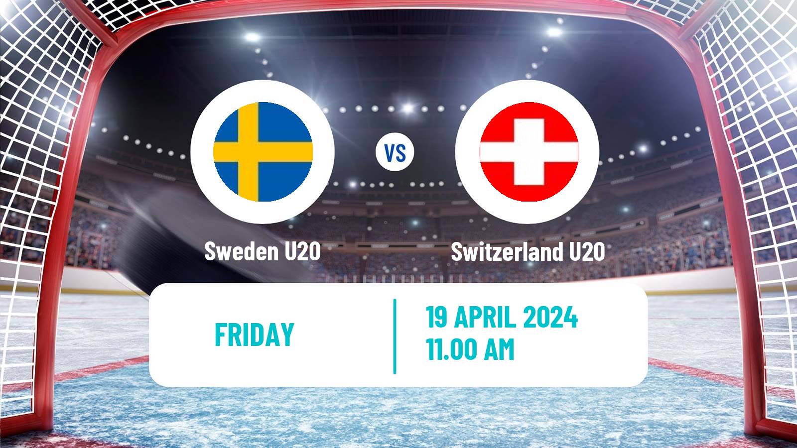 Hockey Friendly International Ice Hockey Sweden U20 - Switzerland U20