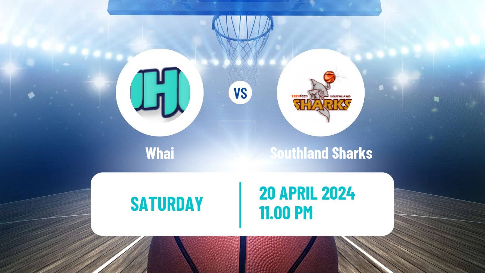 Basketball New Zealand NBL Whai - Southland Sharks