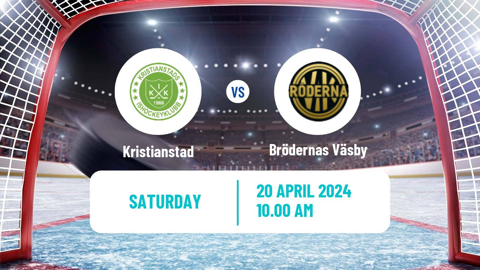 Hockey Swedish Hockey AllEttan Play Offs Kristianstad - Brödernas Väsby