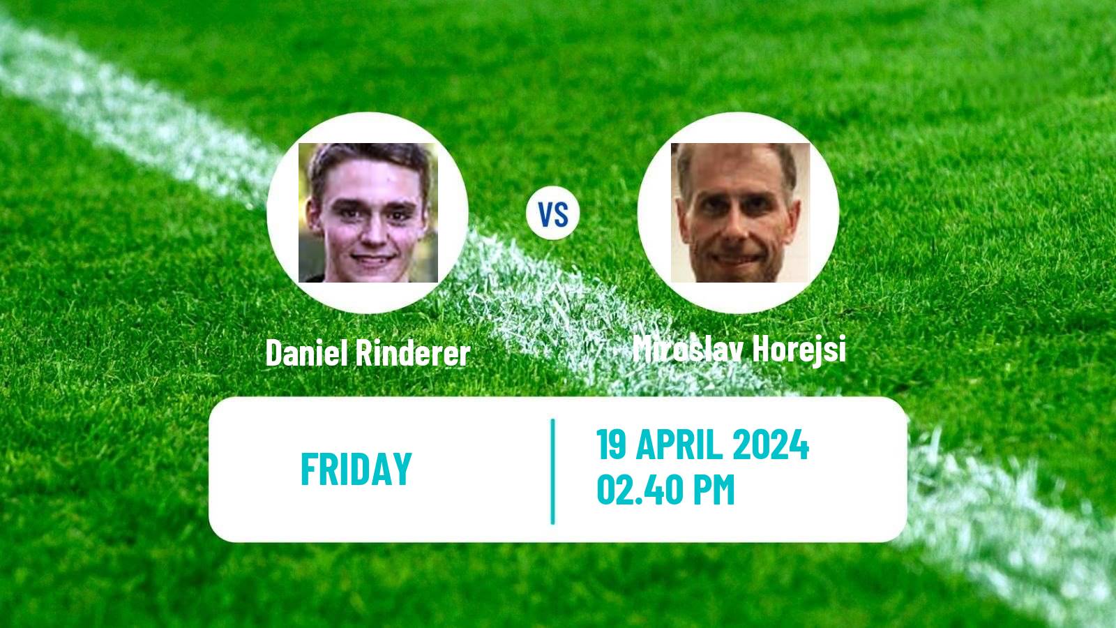 Table tennis Tt Star Series Men Daniel Rinderer - Miroslav Horejsi