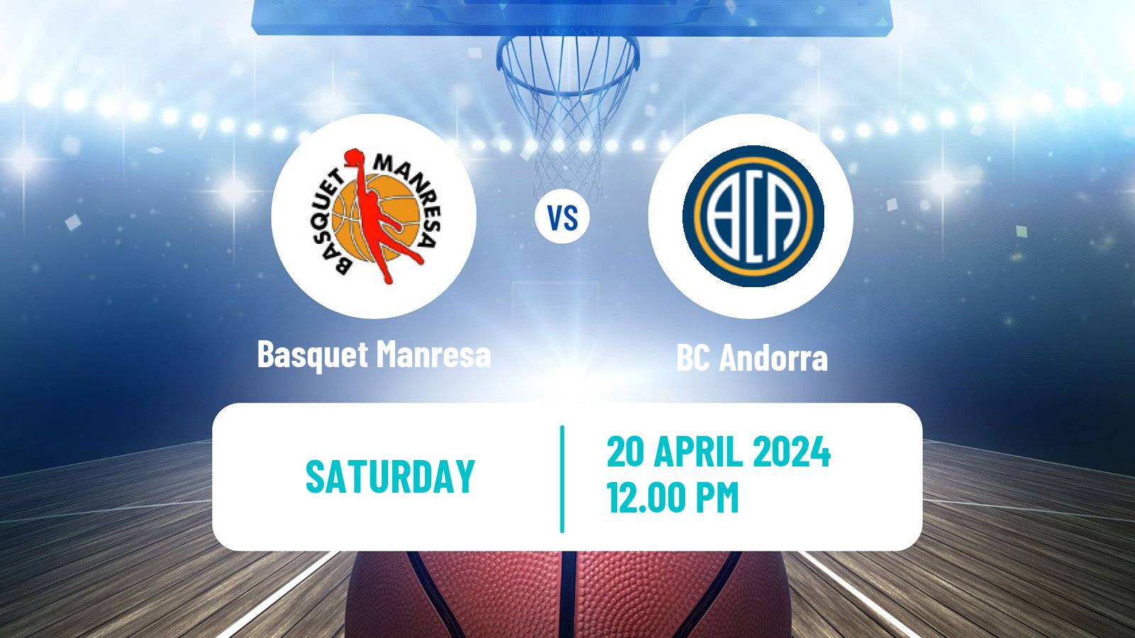 Basketball Spanish ACB League Basquet Manresa - BC Andorra