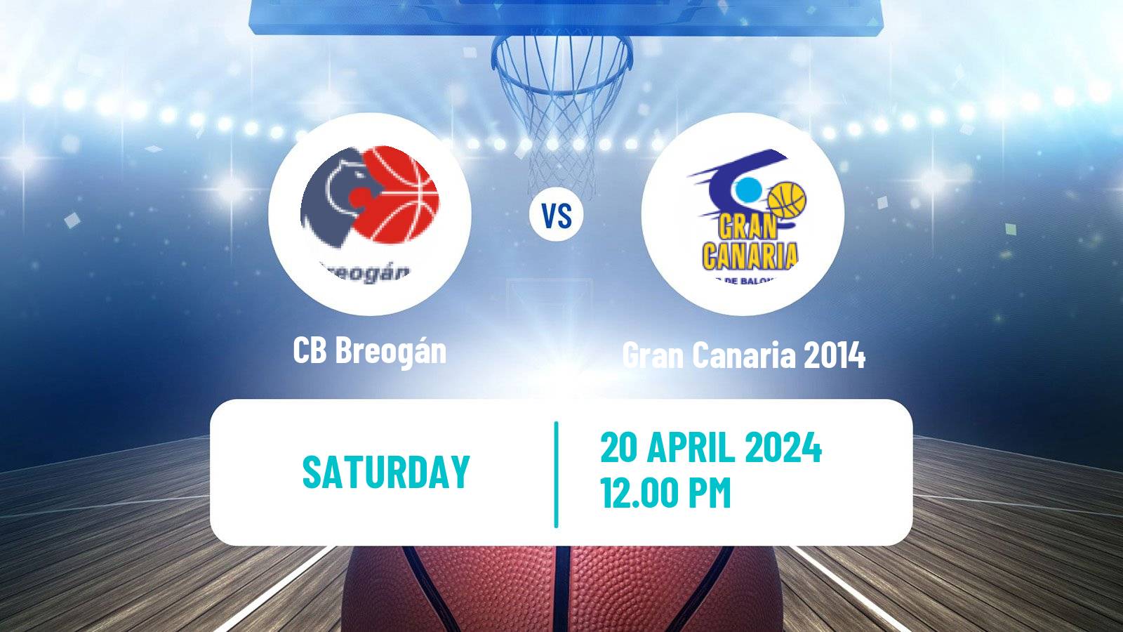 Basketball Spanish ACB League CB Breogán - Gran Canaria 2014