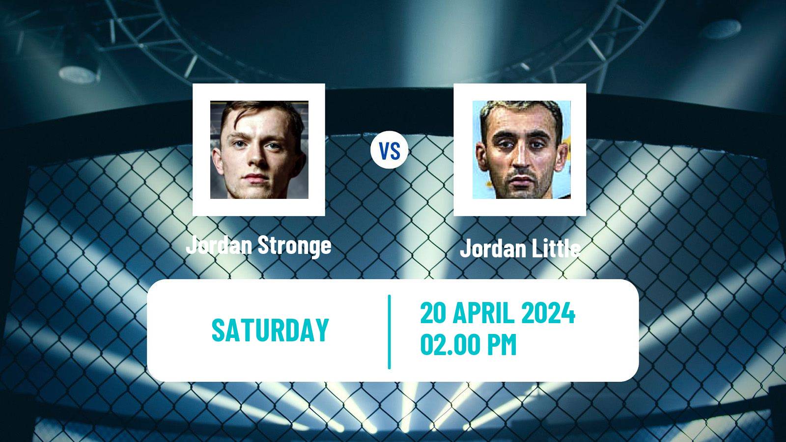 MMA Lightweight Cage Warriors Men Jordan Stronge - Jordan Little