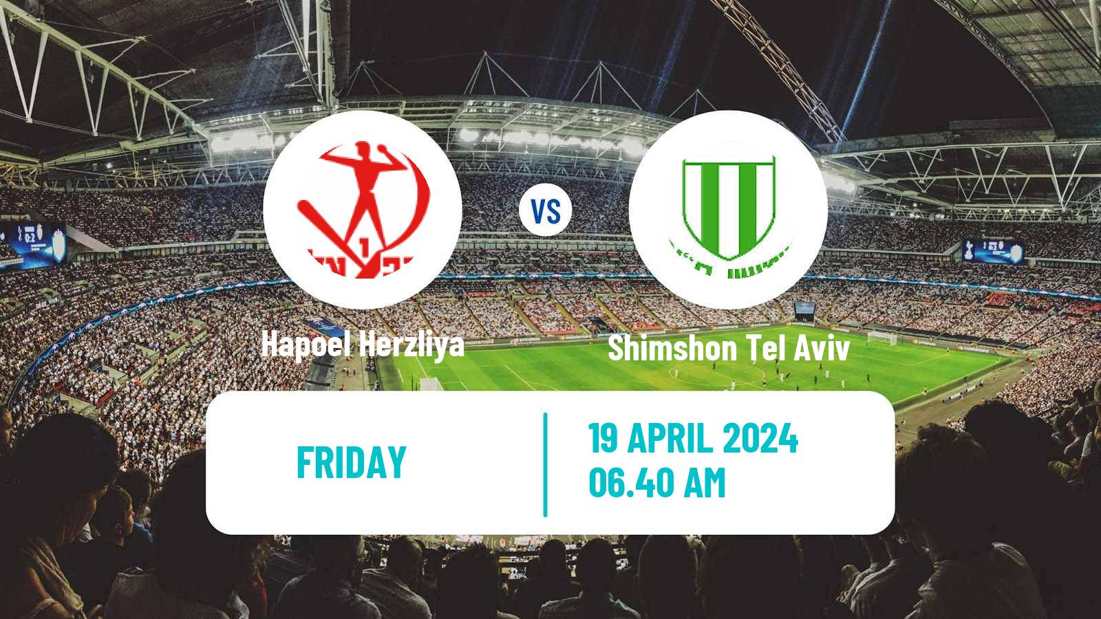 Soccer Israeli Liga Alef South Hapoel Herzliya - Shimshon Tel Aviv