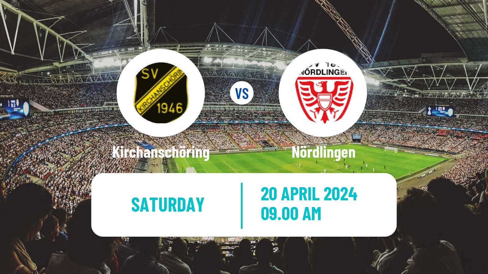 Soccer German Oberliga Bayern Süd Kirchanschöring - Nördlingen