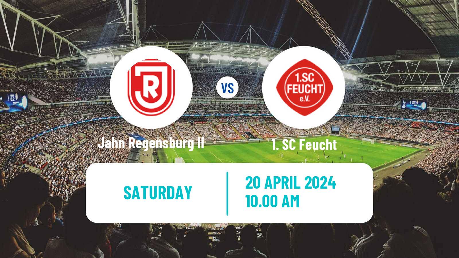 Soccer German Oberliga Bayern Nord Jahn Regensburg II - Feucht