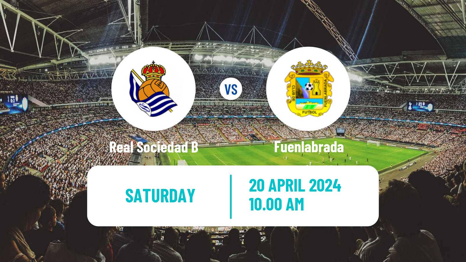 Soccer Spanish Primera RFEF Group 1 Real Sociedad B - Fuenlabrada