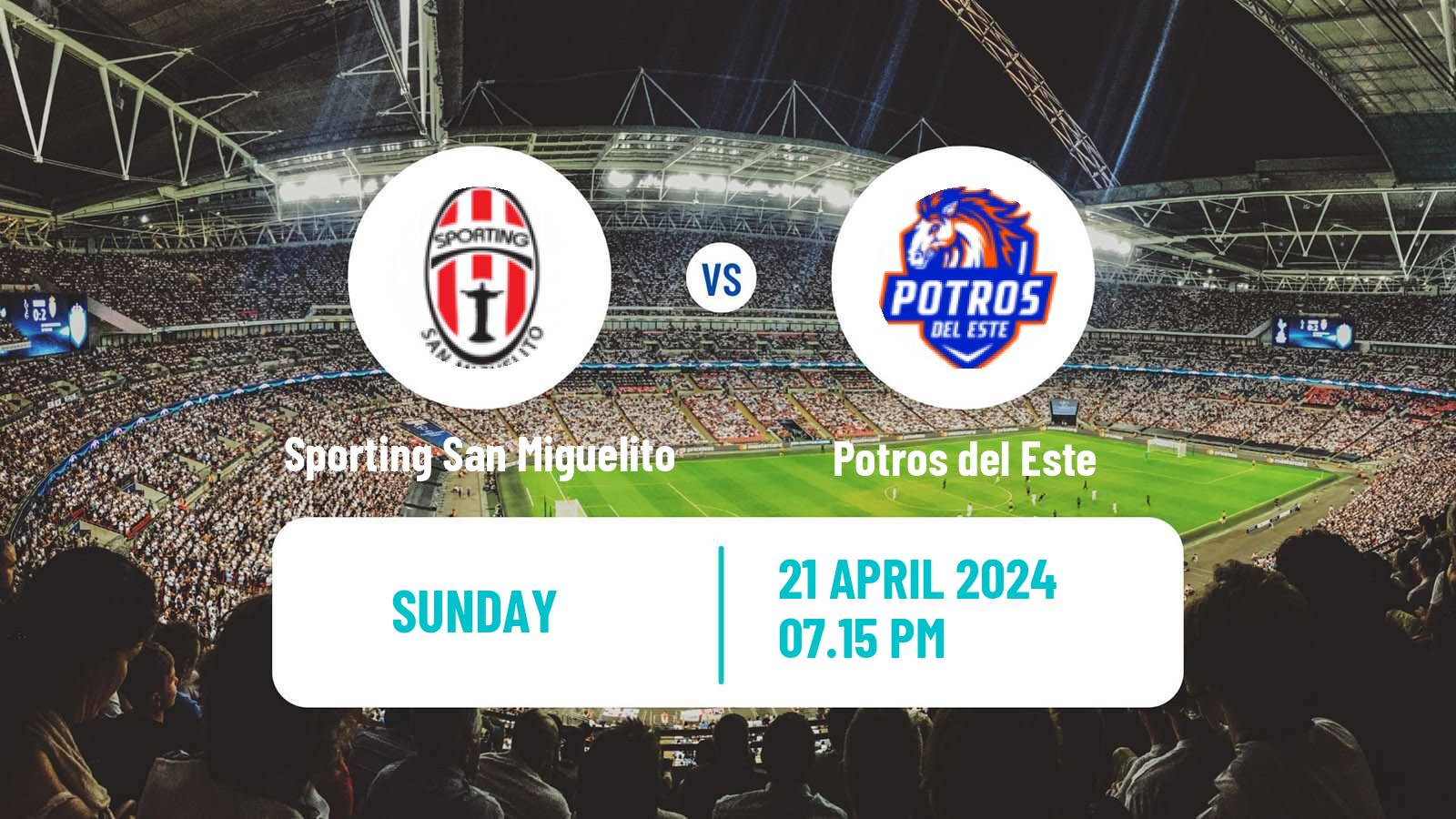 Soccer Liga Panamena de Futbol Sporting San Miguelito - Potros del Este