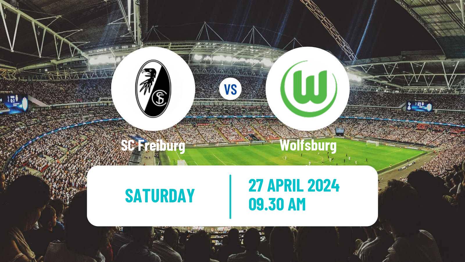 Soccer German Bundesliga Freiburg - Wolfsburg