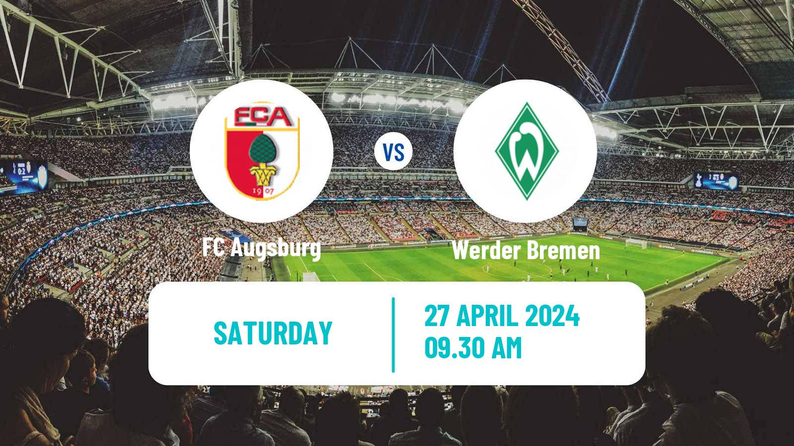 Soccer German Bundesliga Augsburg - Werder Bremen