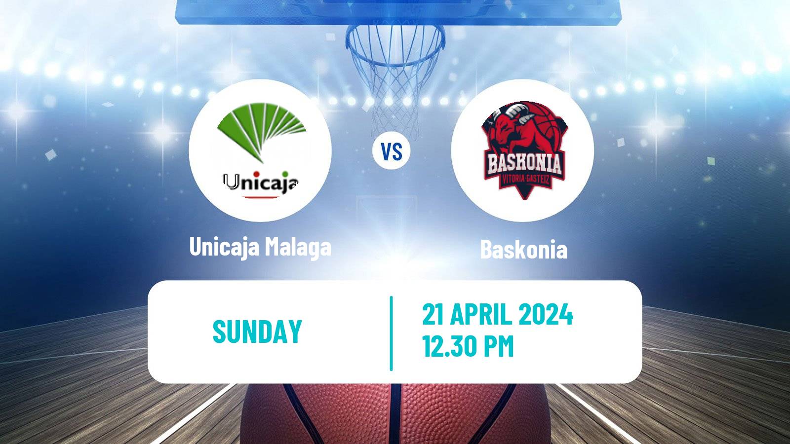 Basketball Spanish ACB League Unicaja Malaga - Baskonia