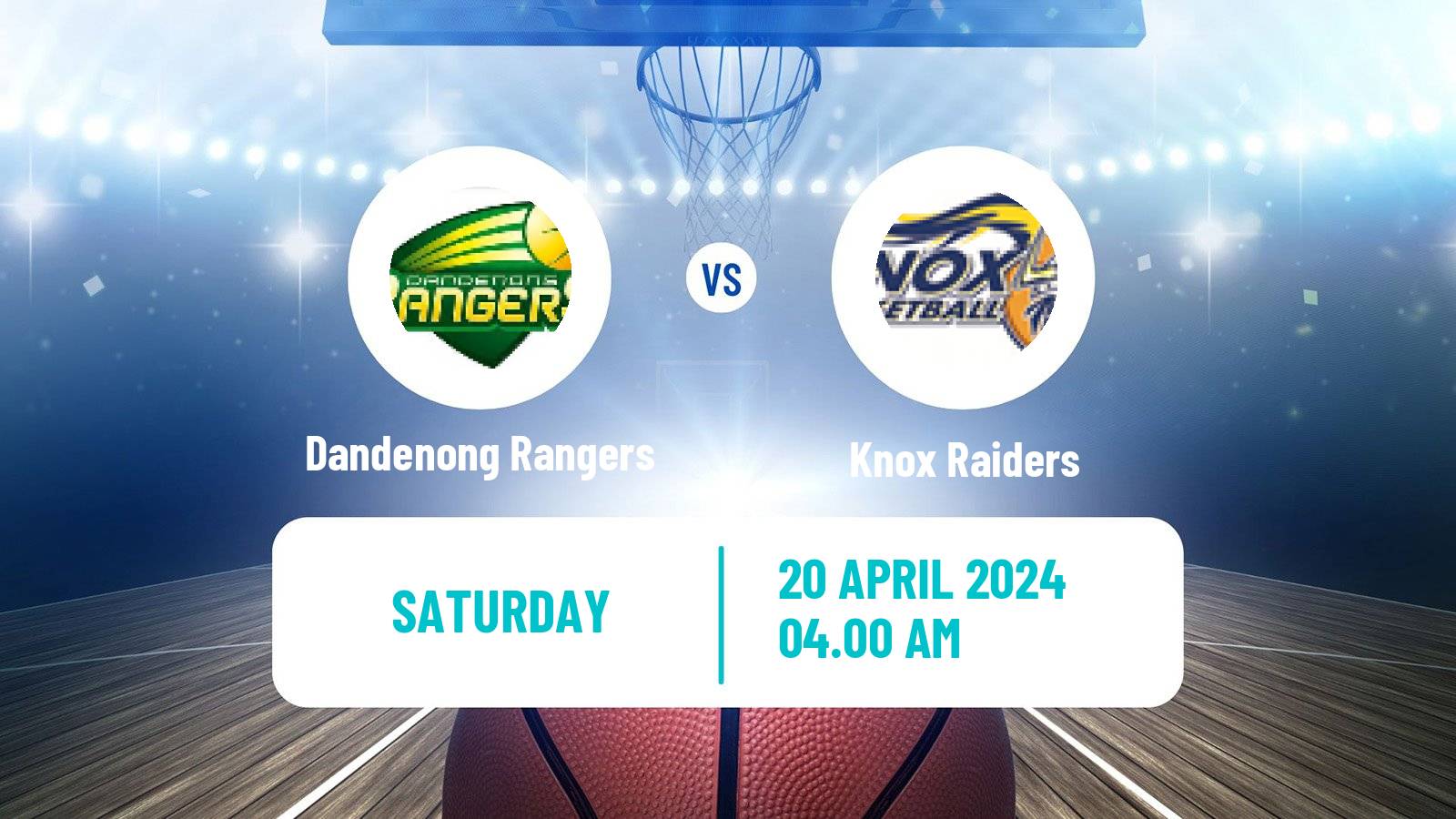 Basketball Australian NBL1 South Women Dandenong Rangers - Knox Raiders