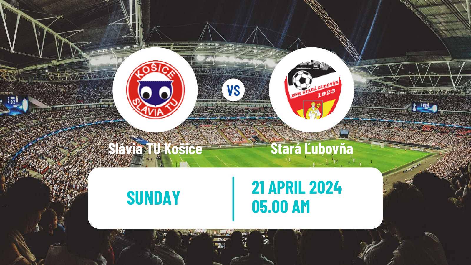 Soccer Slovak 3 Liga East Slávia TU Košice - Stará Ľubovňa