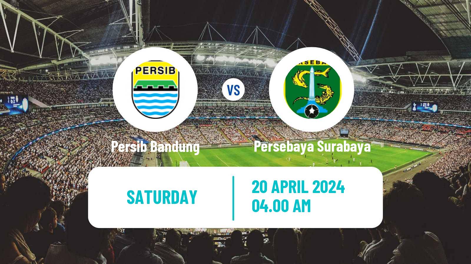 Soccer Indonesian Liga 1 Persib Bandung - Persebaya Surabaya