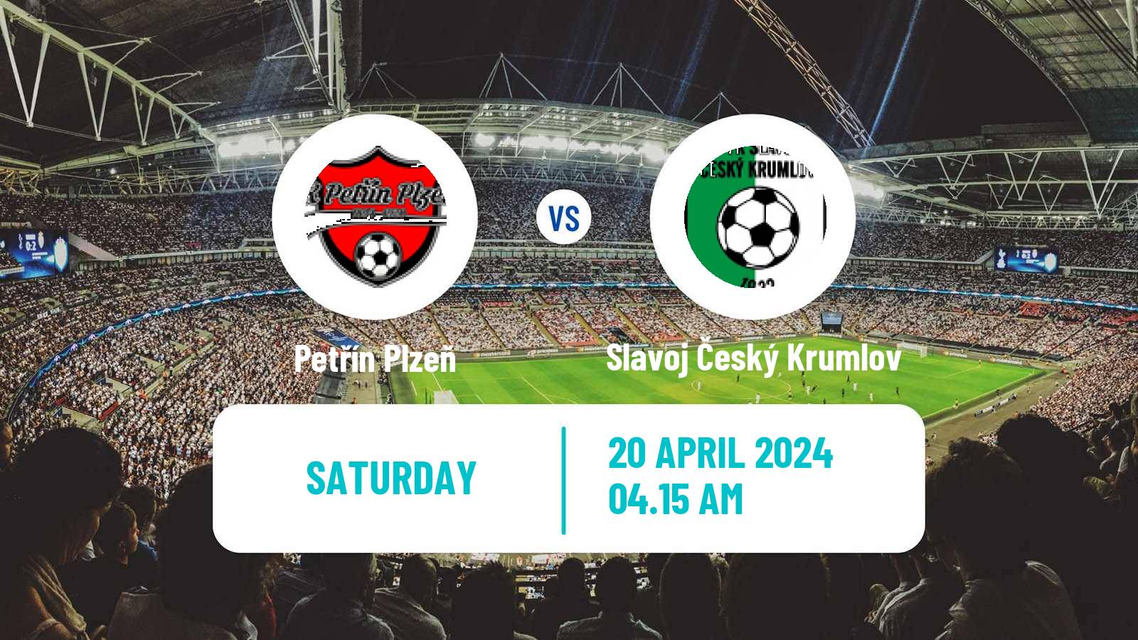 Soccer Czech Division A Petřín Plzeň - Slavoj Český Krumlov