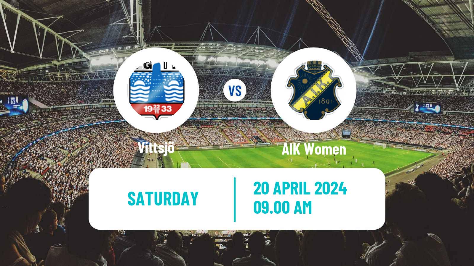 Soccer Swedish Allsvenskan Women Vittsjö - AIK