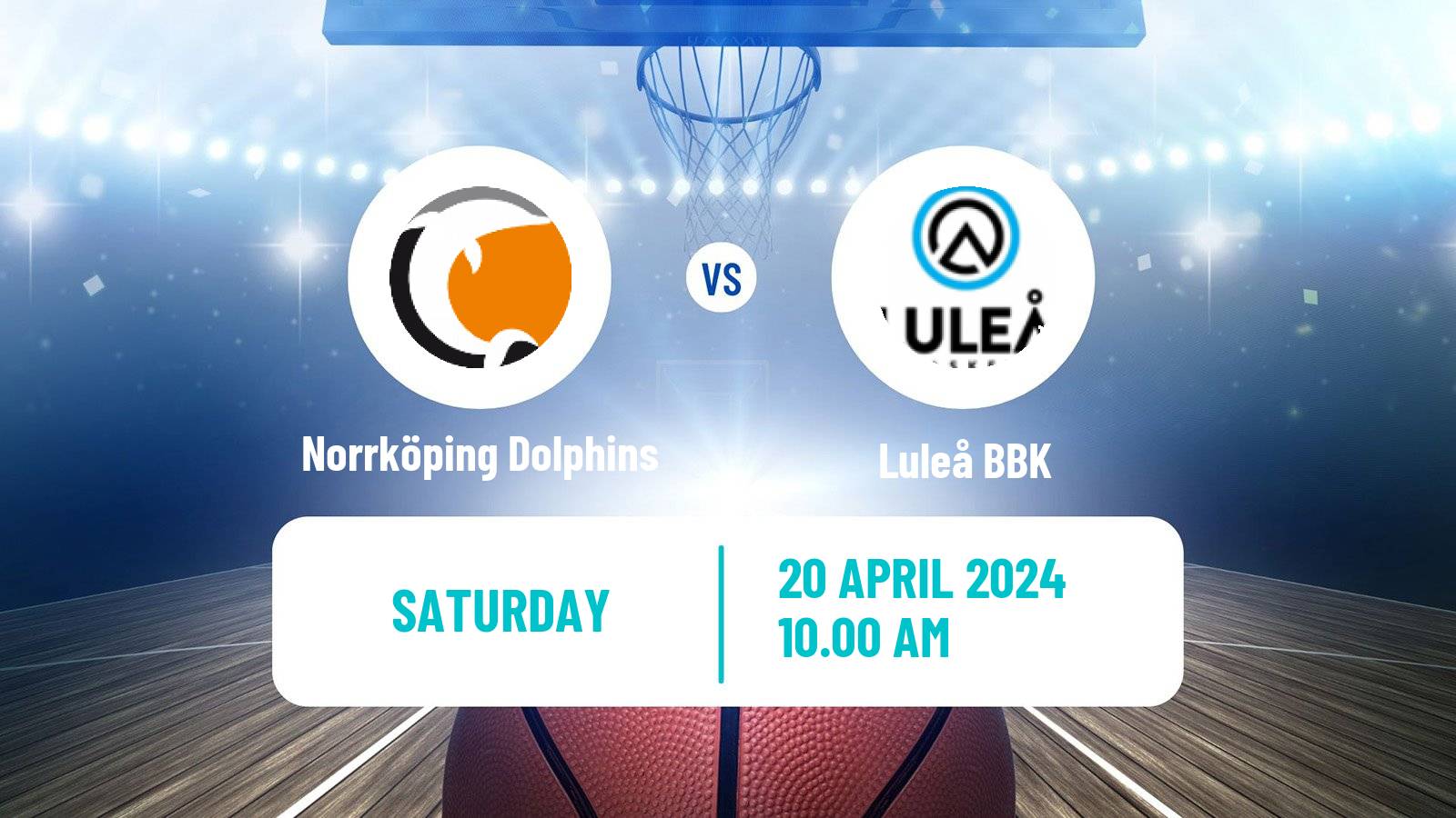 Basketball Swedish Basketligan Women Norrköping Dolphins - Luleå