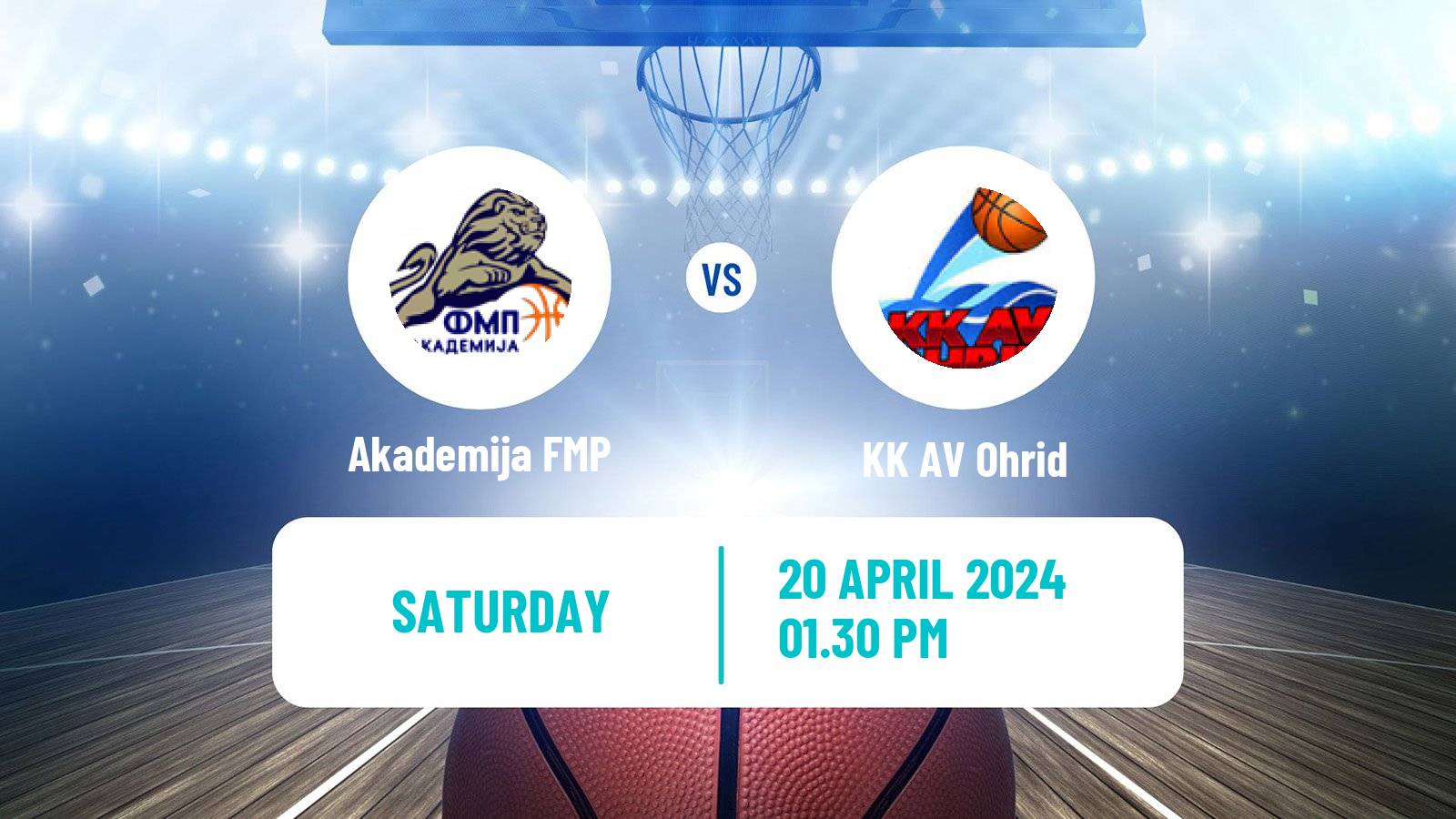 Basketball North Macedonian Prva Liga Basketball Akademija FMP - Ohrid
