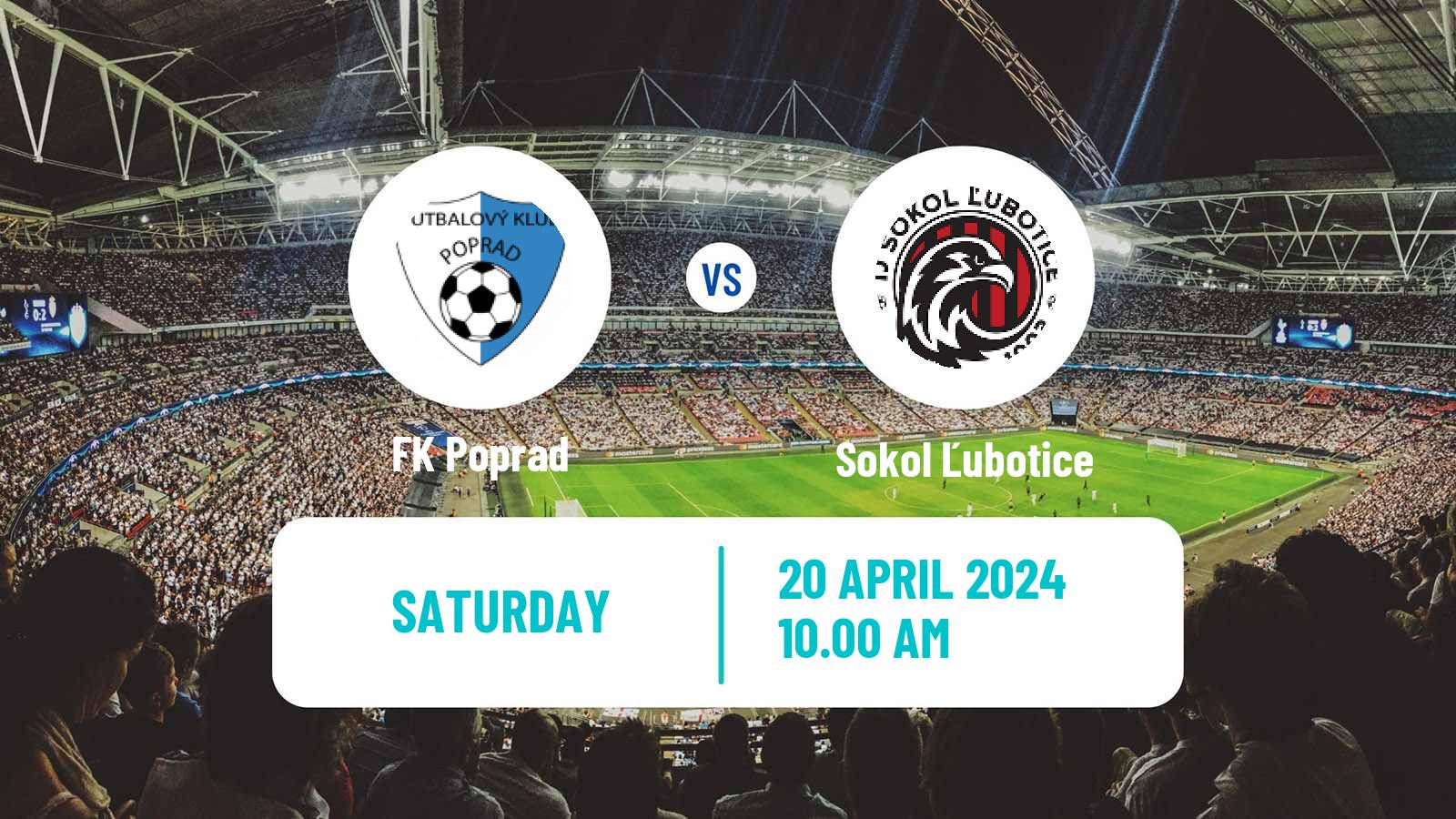 Soccer Slovak 4 Liga East Poprad - Sokol Ľubotice