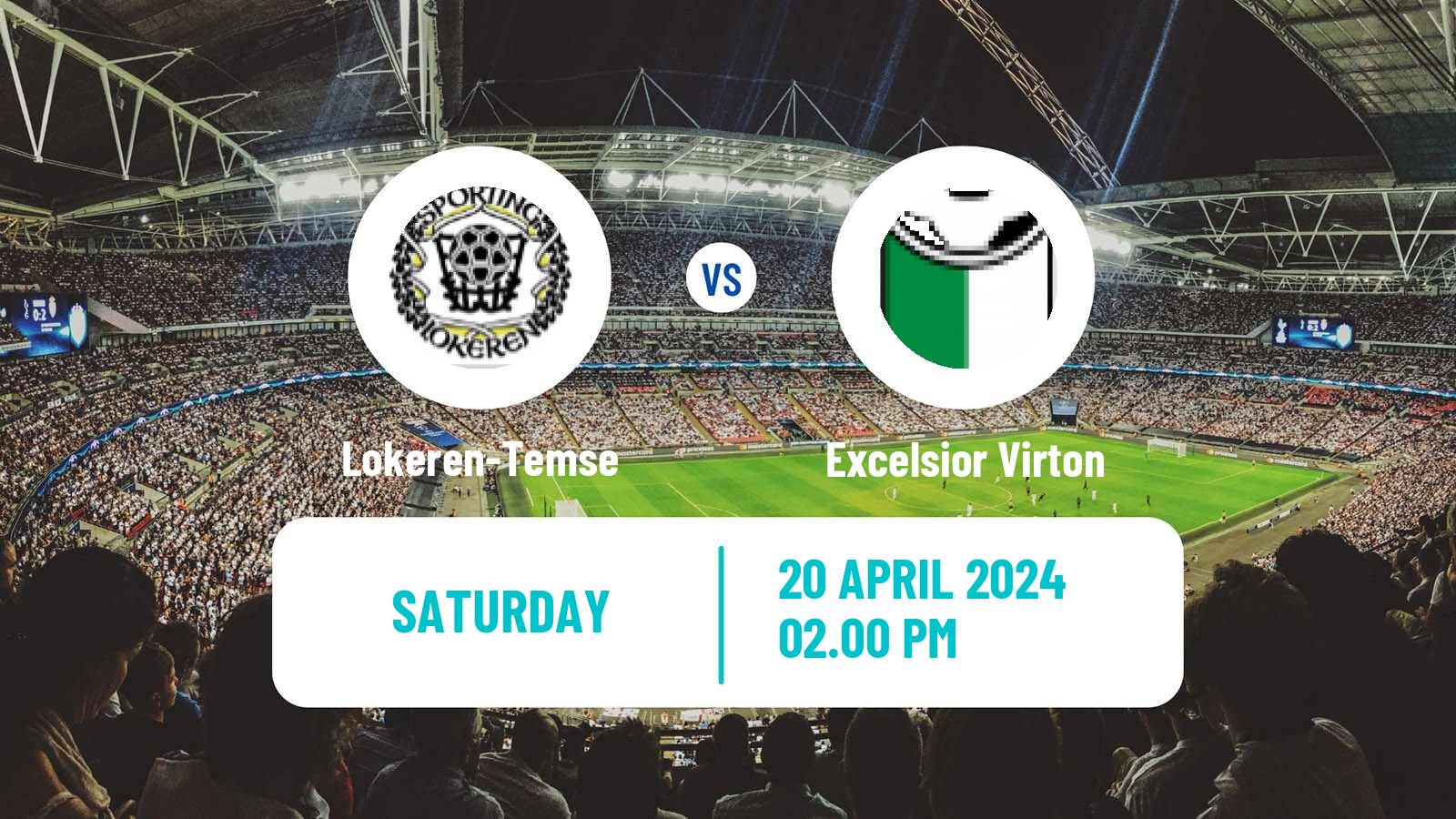 Soccer Belgian National Division 1 Lokeren-Temse - Excelsior Virton