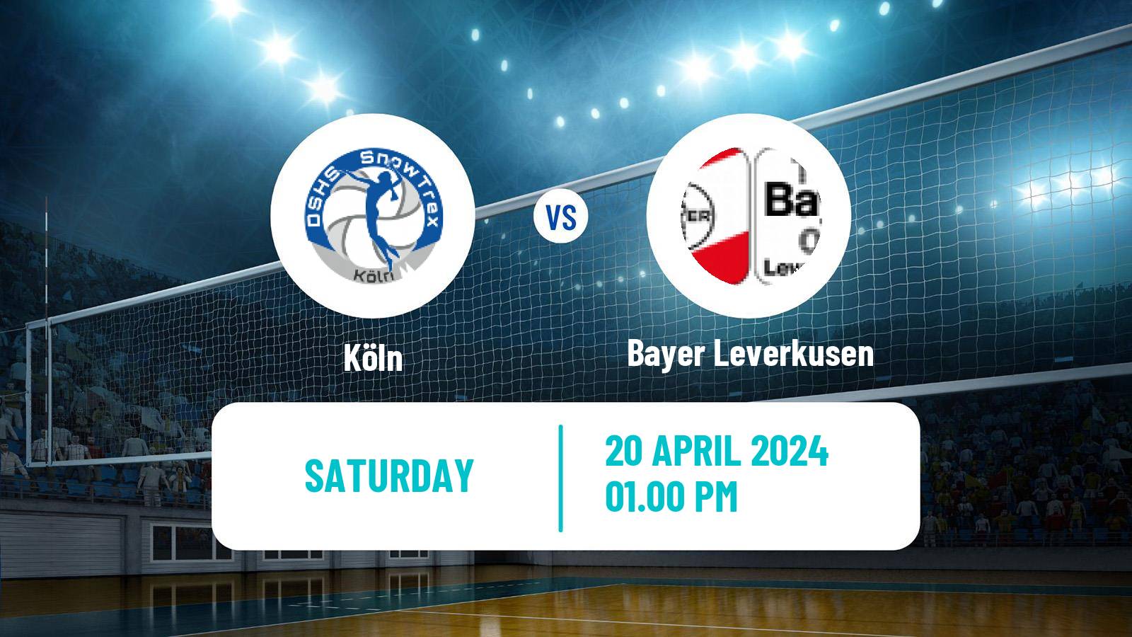 Volleyball German 2 Bundesliga Pro Volleyball Women Köln - Bayer Leverkusen