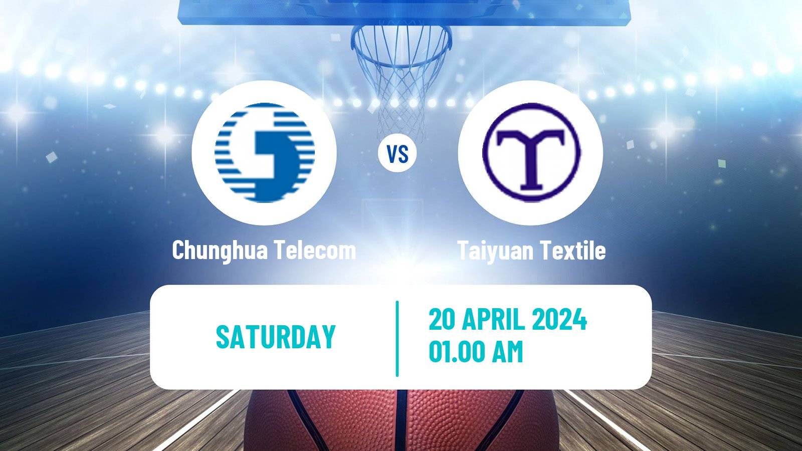 Basketball Taiwan WSBL Women Chunghua Telecom - Taiyuan Textile