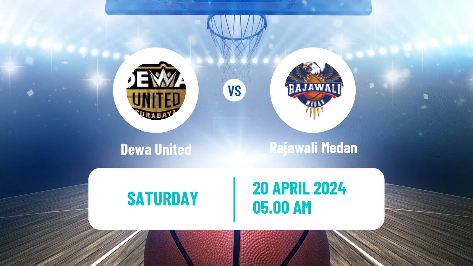 Basketball Indonesian IBL Dewa United - Rajawali Medan