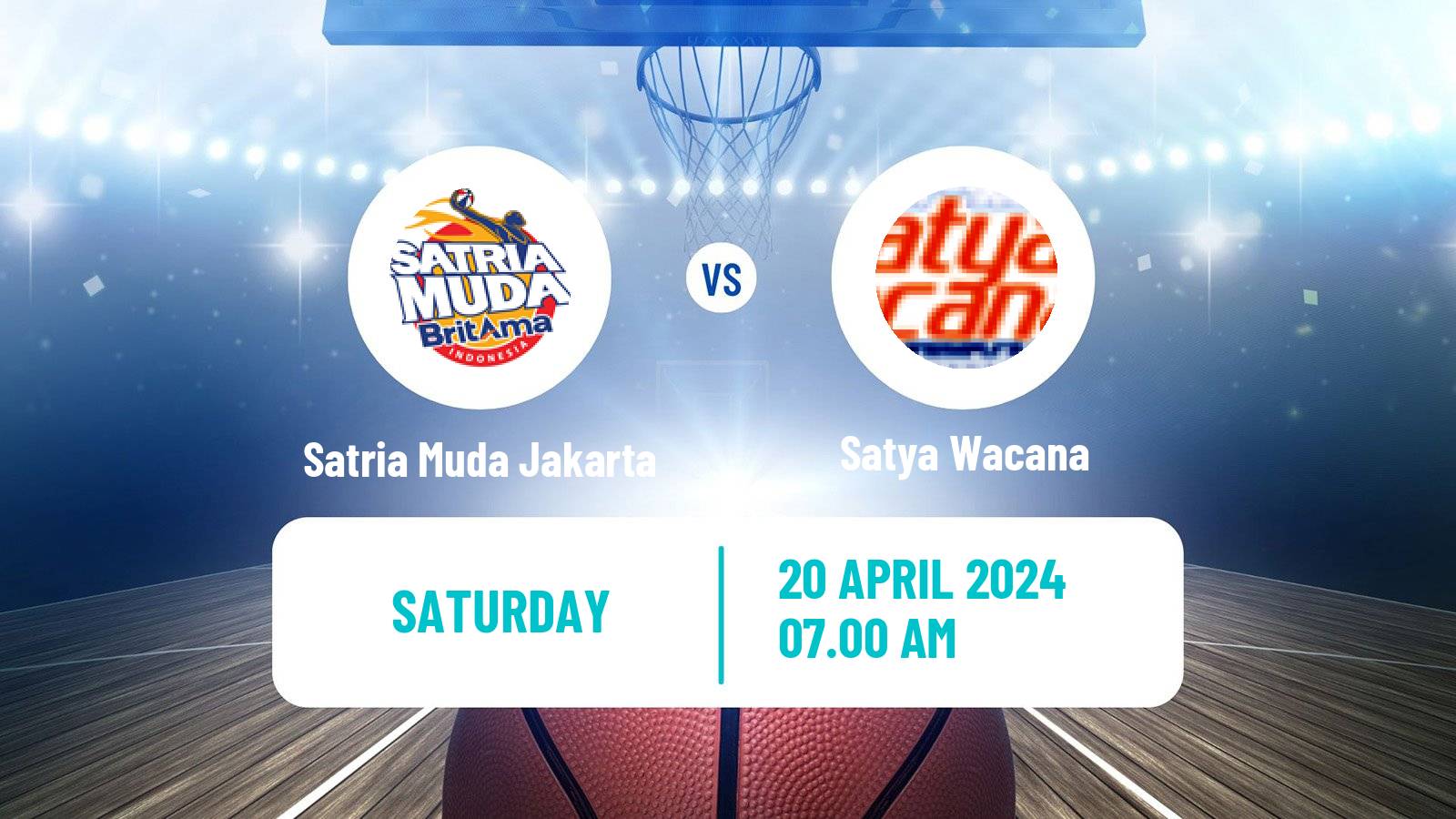 Basketball Indonesian IBL Satria Muda Jakarta - Satya Wacana