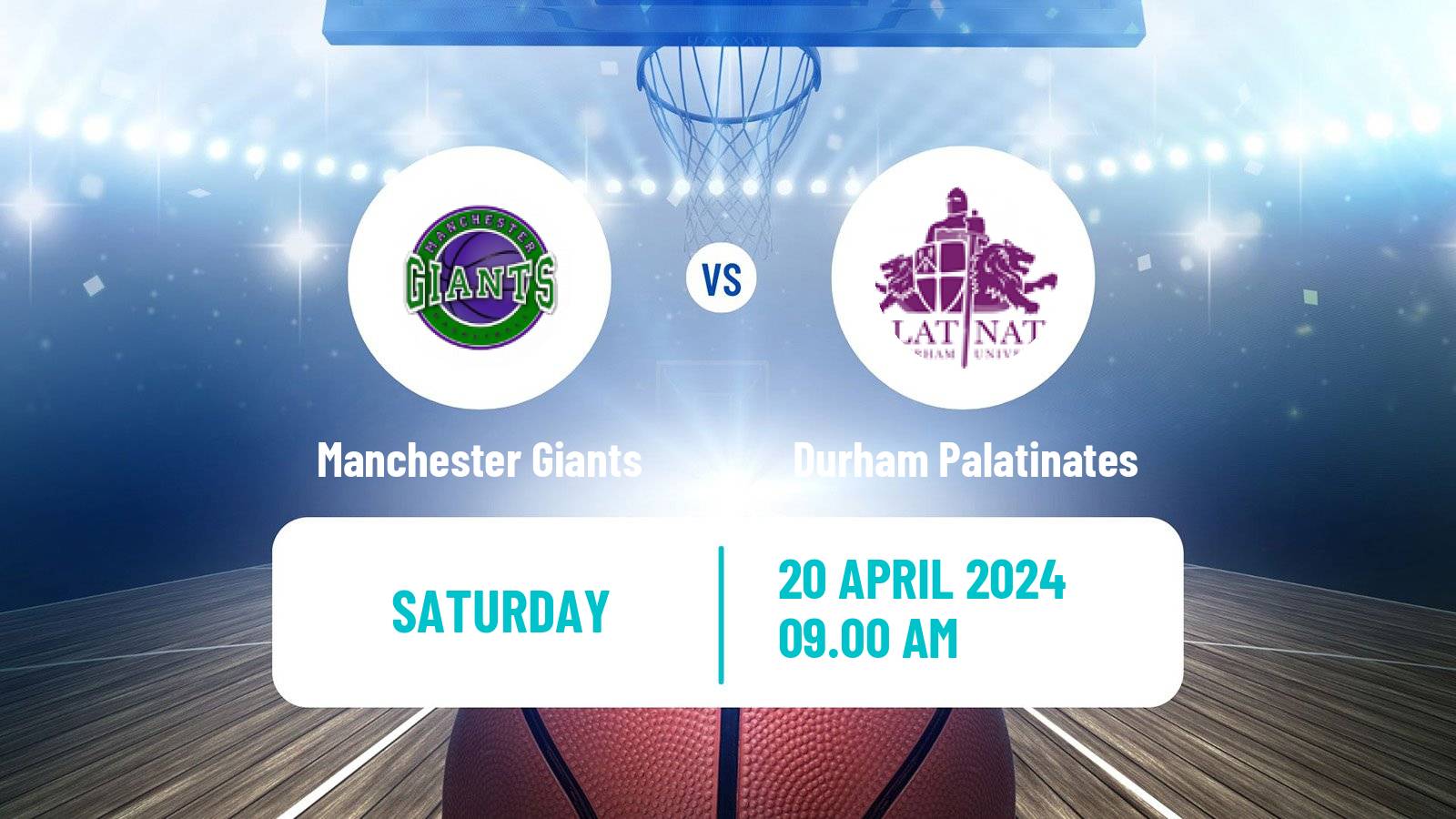 Basketball British WBBL Manchester Giants - Durham Palatinates