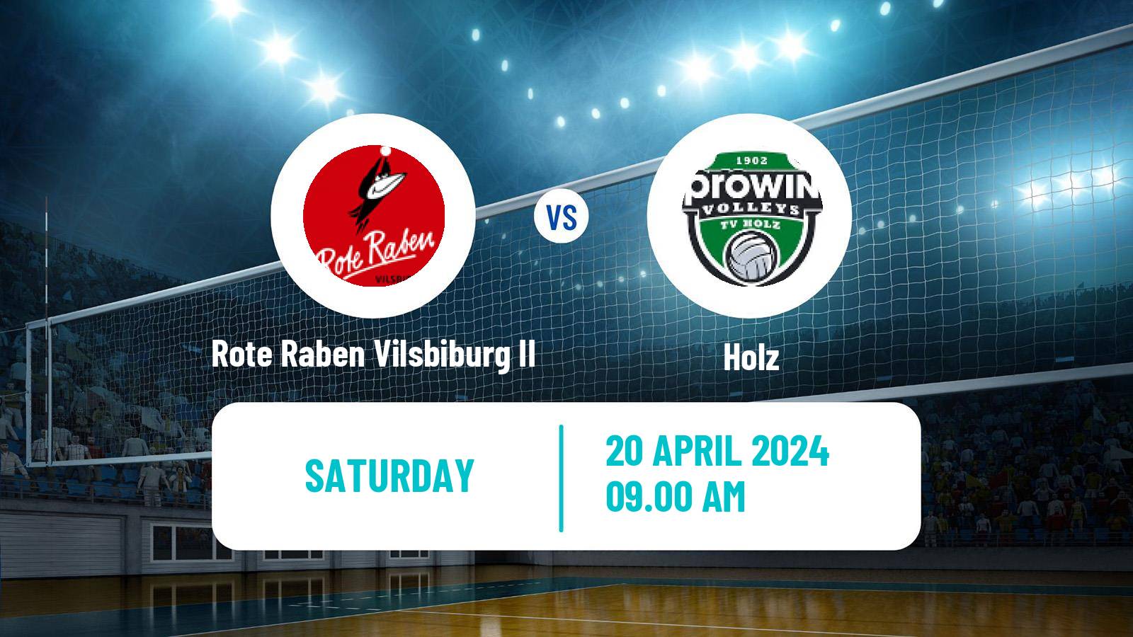 Volleyball German 2 Bundesliga South Volleyball Women Rote Raben Vilsbiburg II - Holz