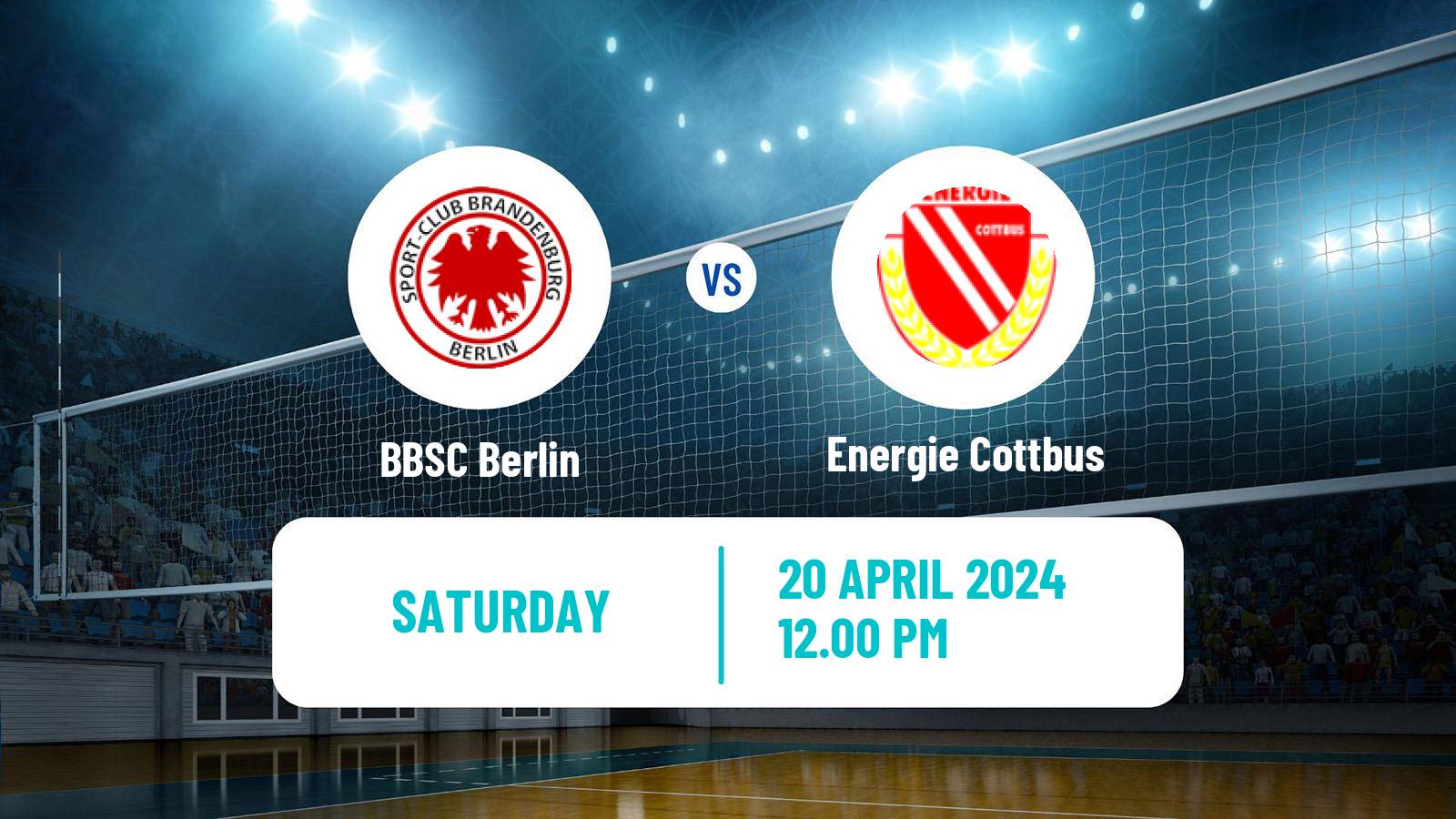 Volleyball German 2 Bundesliga North Volleyball Women BBSC Berlin - Energie Cottbus