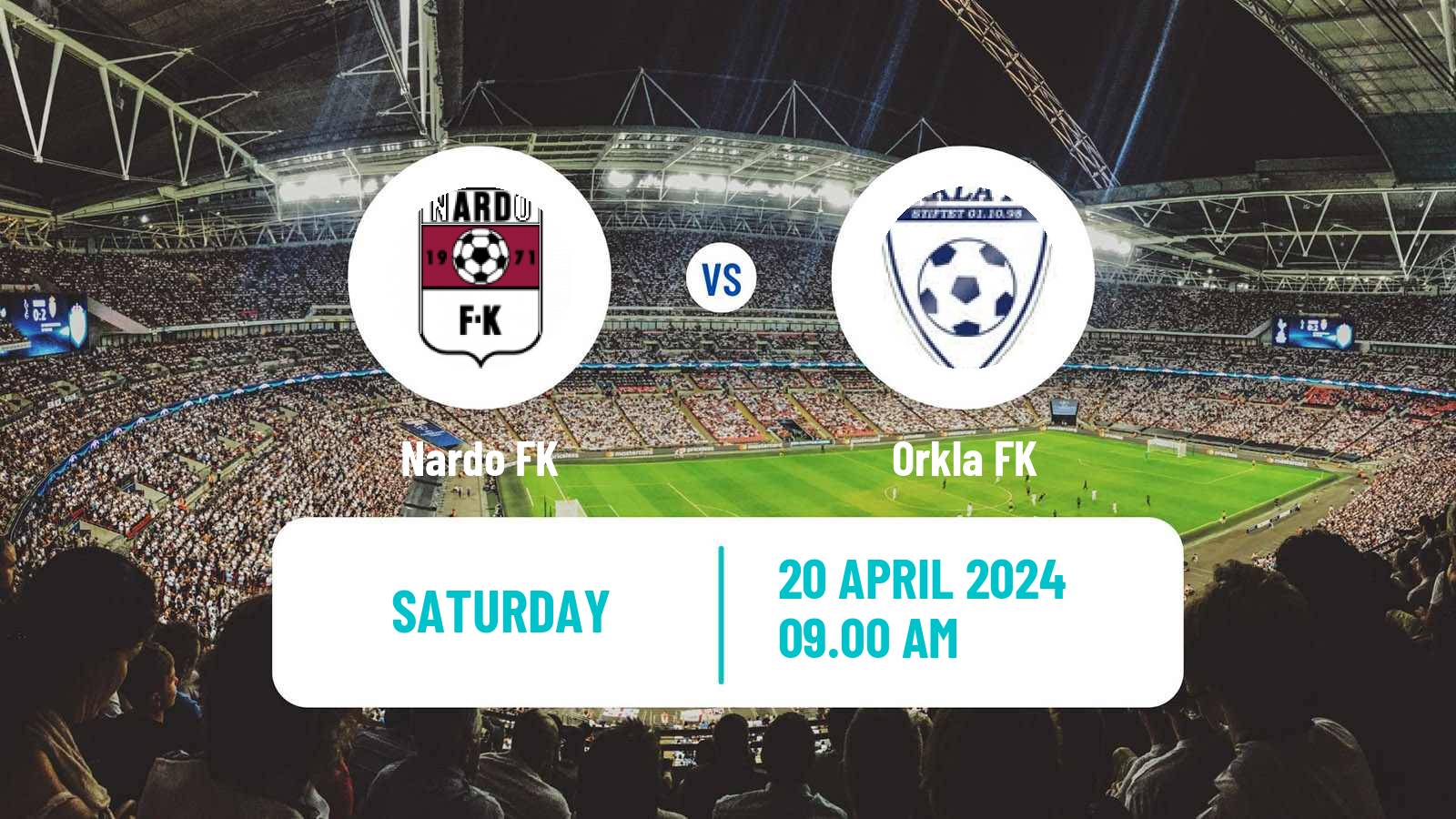 Soccer Norwegian Division 3 - Group 4 Nardo - Orkla FK