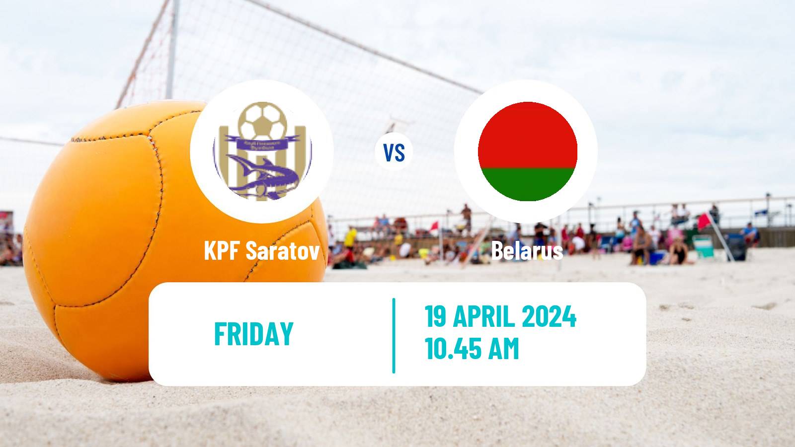 Beach soccer Intercup KPF Saratov - Belarus