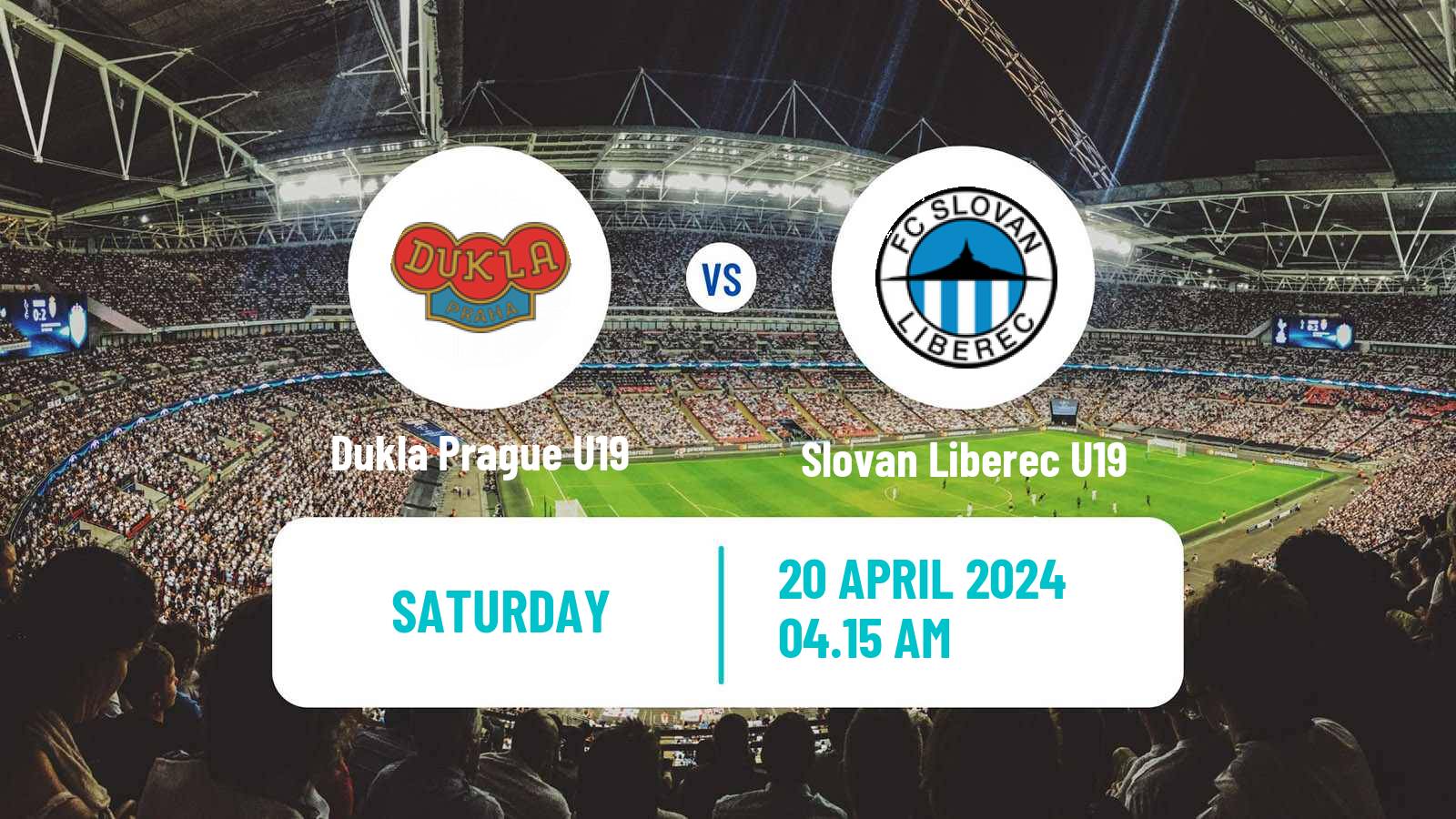Soccer Czech U19 League Dukla Prague U19 - Slovan Liberec U19