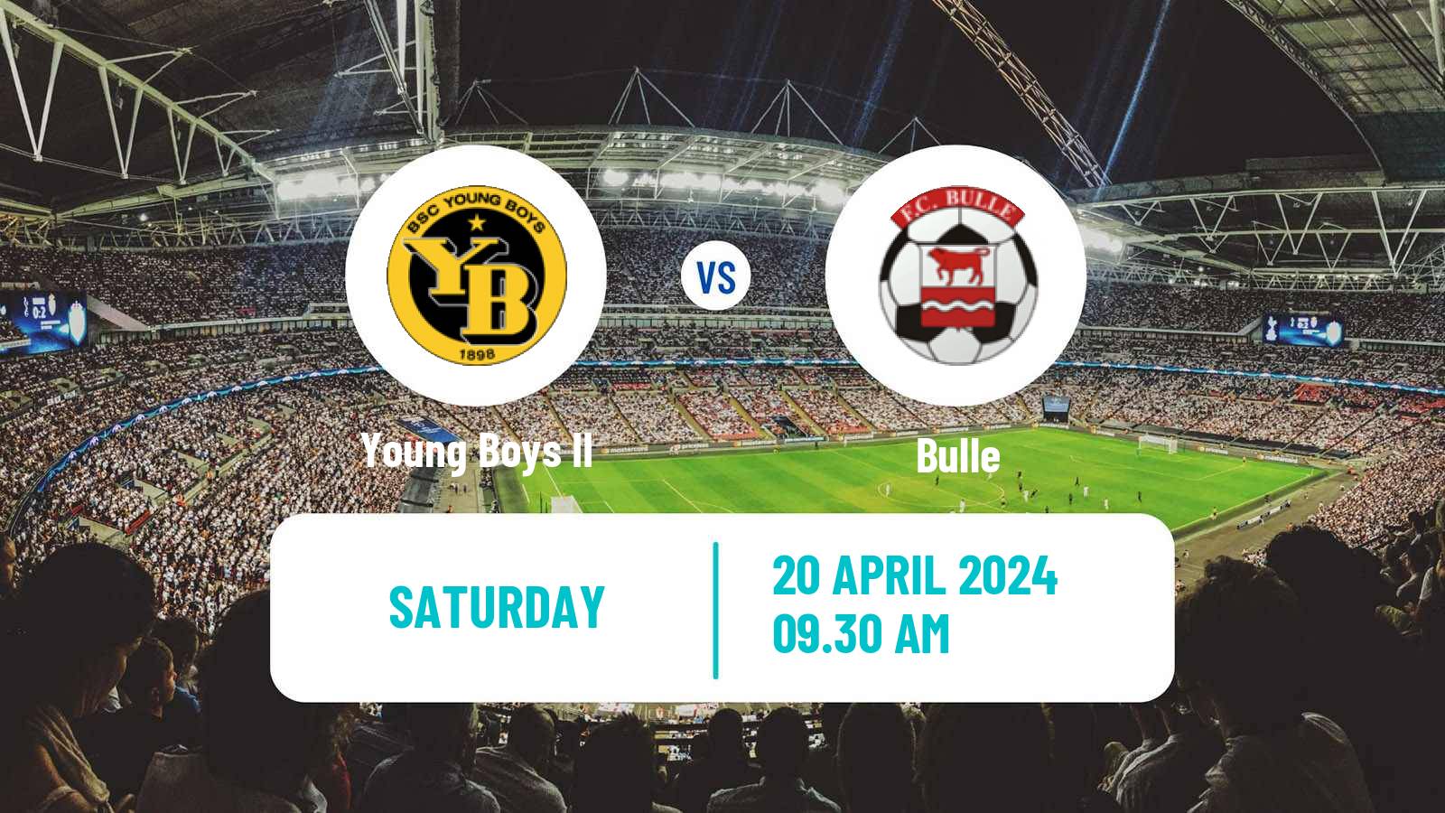 Soccer Swiss Promotion League Young Boys II - Bulle