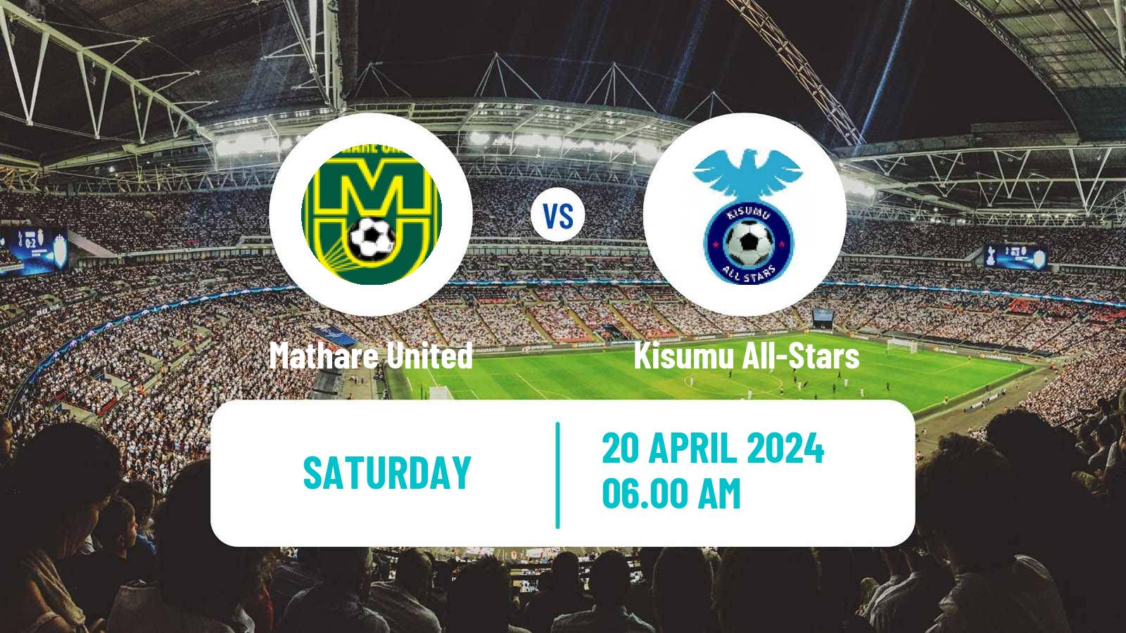Soccer Kenyan Super League Mathare United - Kisumu All-Stars